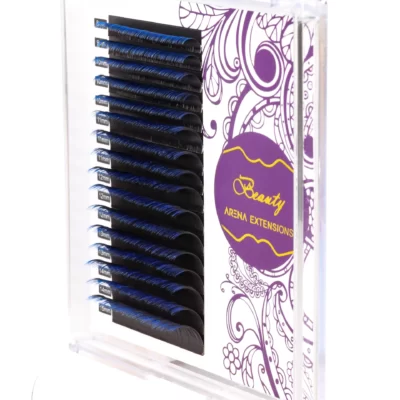 مژه‌ بیوتی آمبره‌ رنگی پایه‌ مشکی