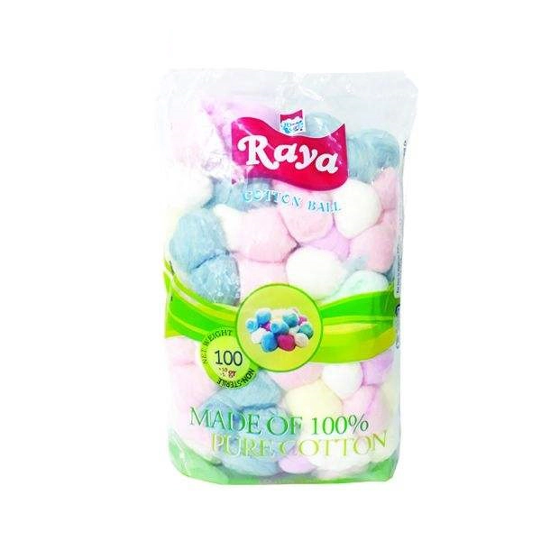 Colored sanitary cotton balls-4 پنبه توپی رنگی - Image 1