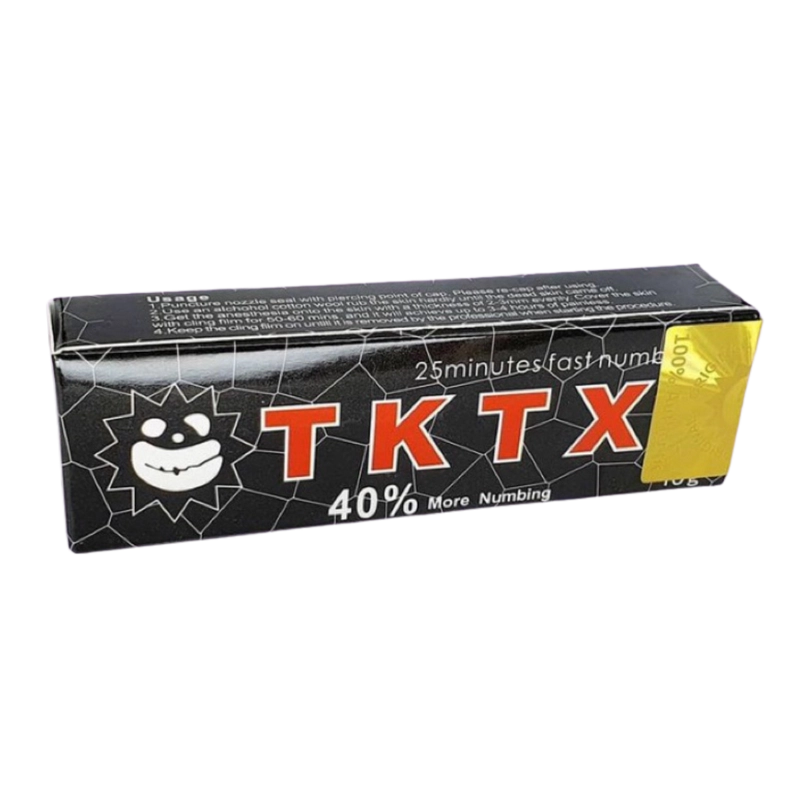 TKTT Tattoo Anesthetic Cream-4 کرم بیحسی مشکی قبل کار TKTX - Image 1