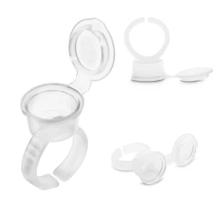 Tattoo finger paint tray with lid