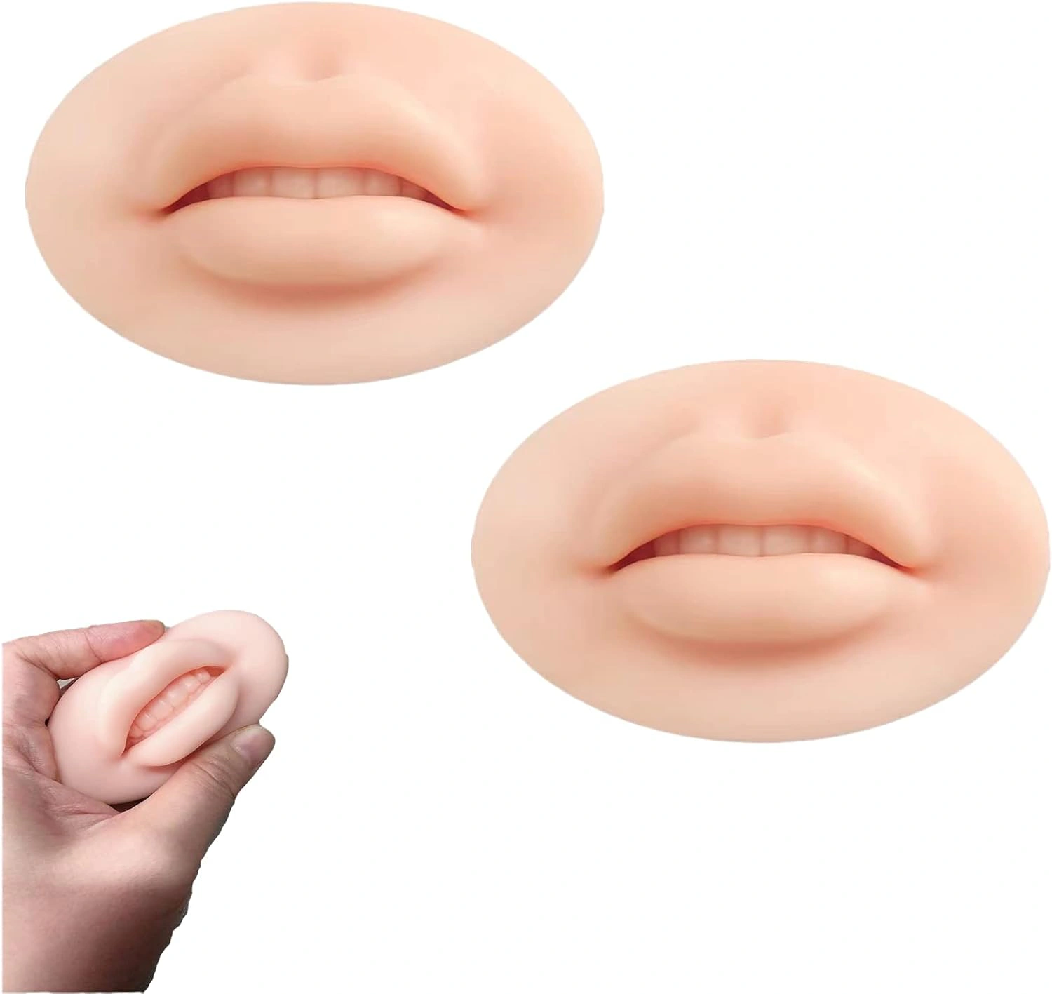 3D artificial lip tattoo practice-4