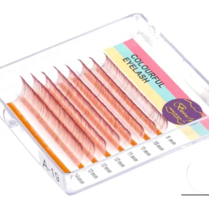 مژه بیوتی رنگی آمبره