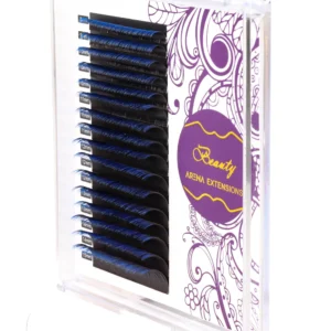 مژه‌ بیوتی آمبره‌ رنگی پایه‌ مشکی