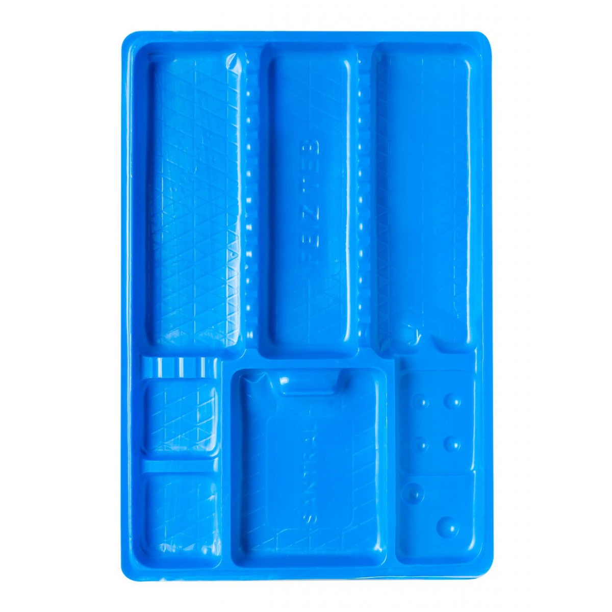 Disposable tray-blue-2