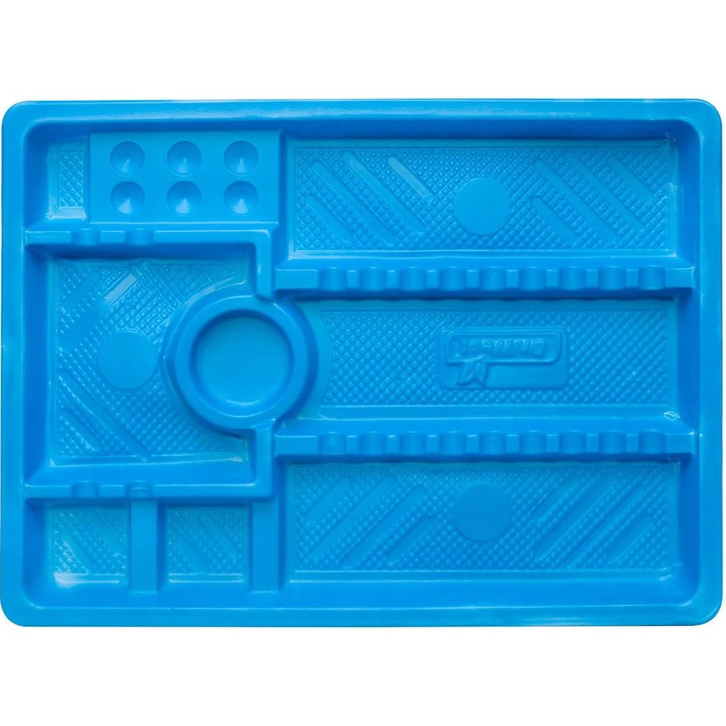Disposable tray-blue-3