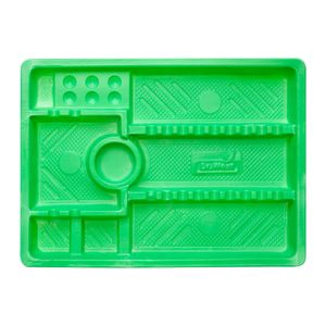 Disposable tray-green