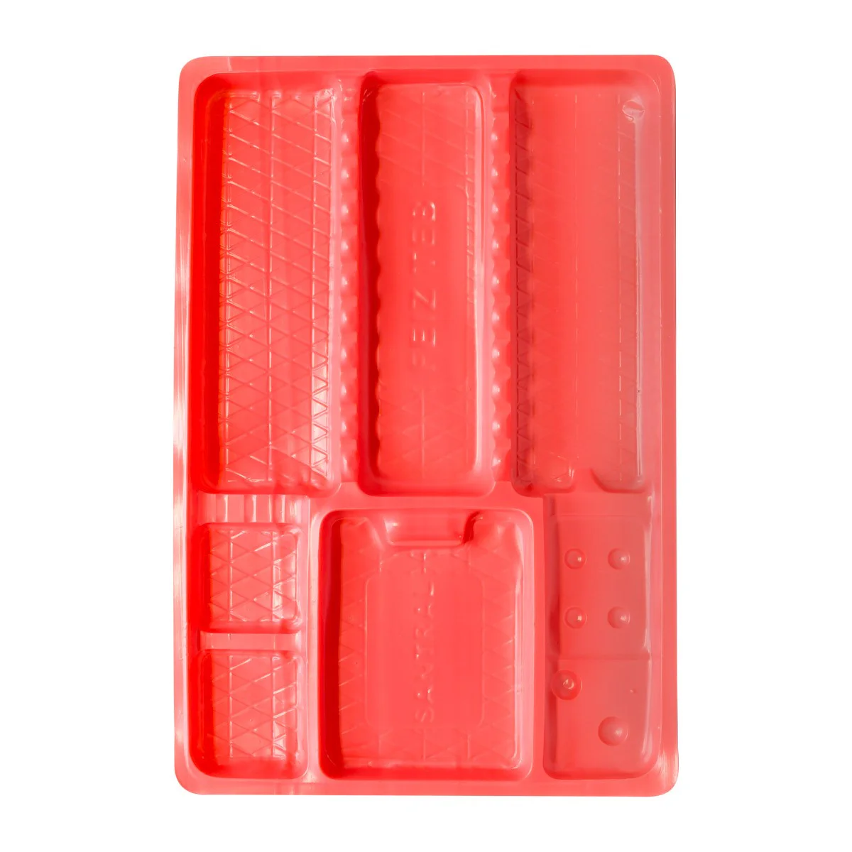 Disposable tray-red