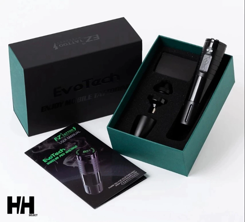 EZ EVO Tech-Black Rechargeable Tattoo Pen-5
