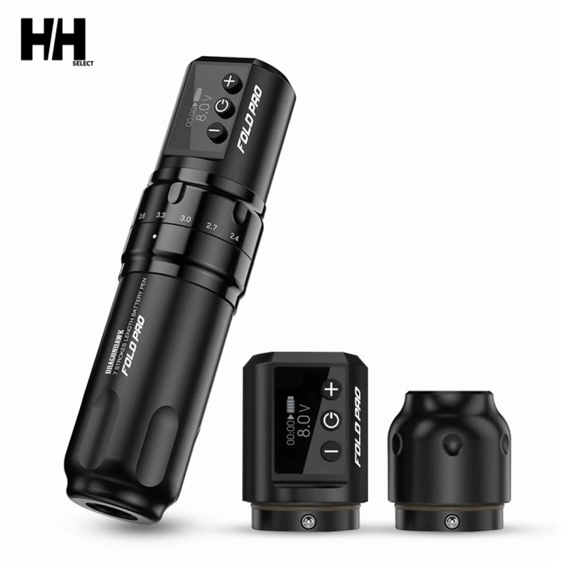 Mast FOLD PRO – Black -Rechargeable Tattoo Pen