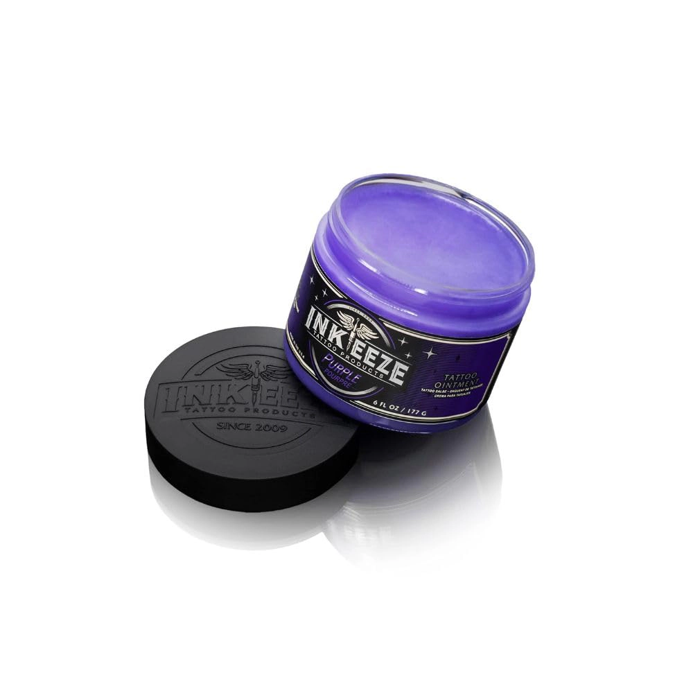 Purple INK-EEZE Tattoo cream