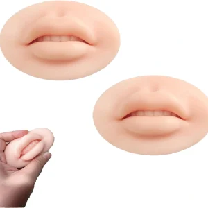 3D artificial lip tattoo practice-4
