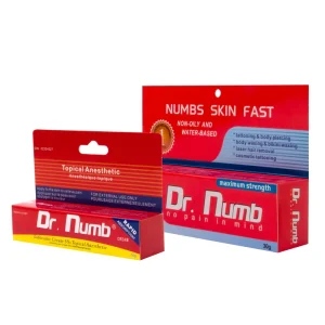 Dr.numb cream before tattoo